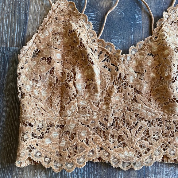 NWT Free People Celine Bralette Burnt Caramel - Picture 11 of 16
